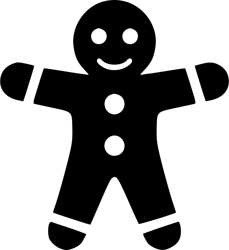 Gingerbread Men Comments - Ginger Man Cookie Icon (898x980)