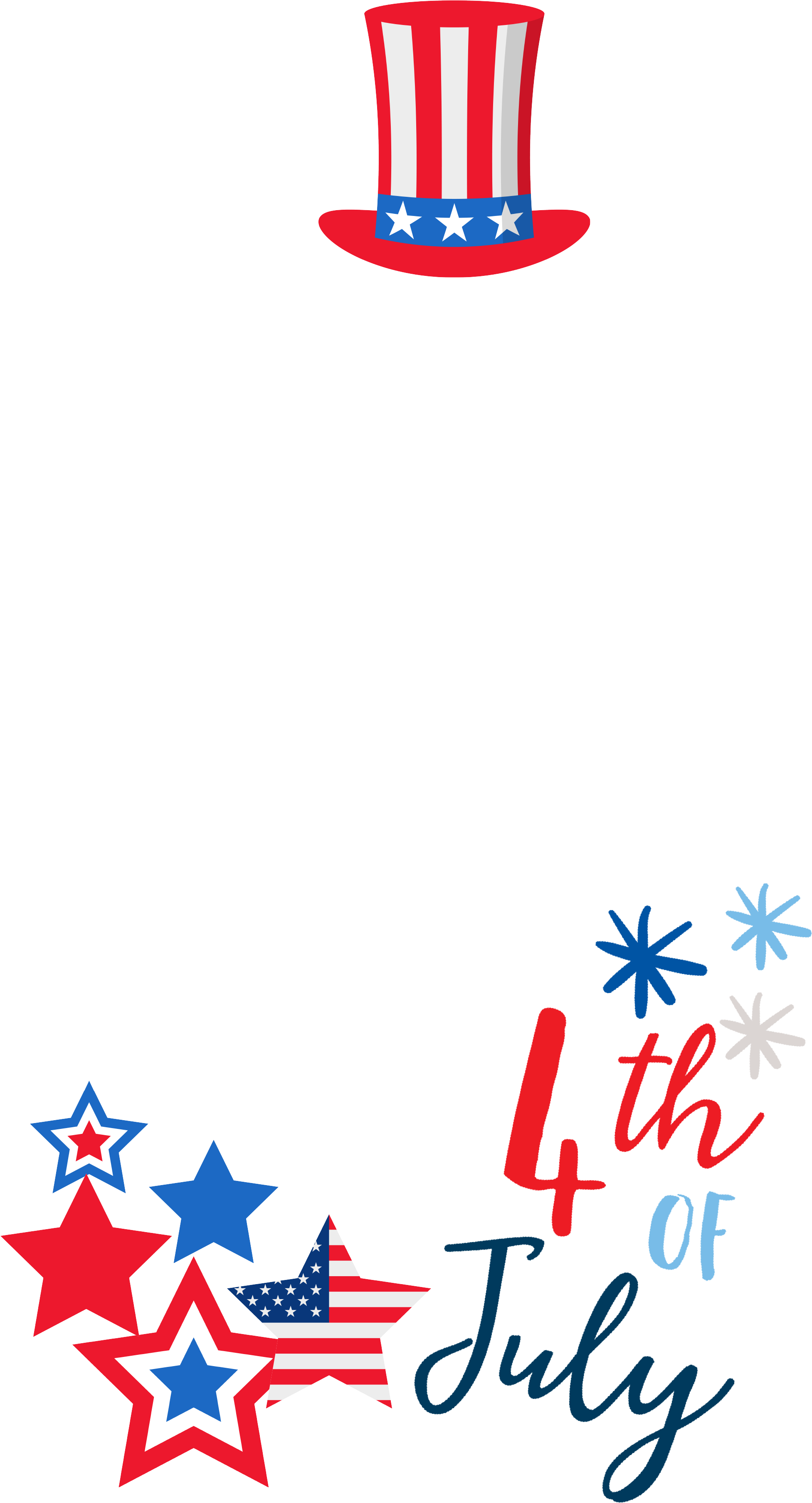 Patriotic Hat - Patriotic Snap Chat Filters (2000x3657)