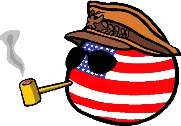 Yes - Countryballs Americaball (617x441)