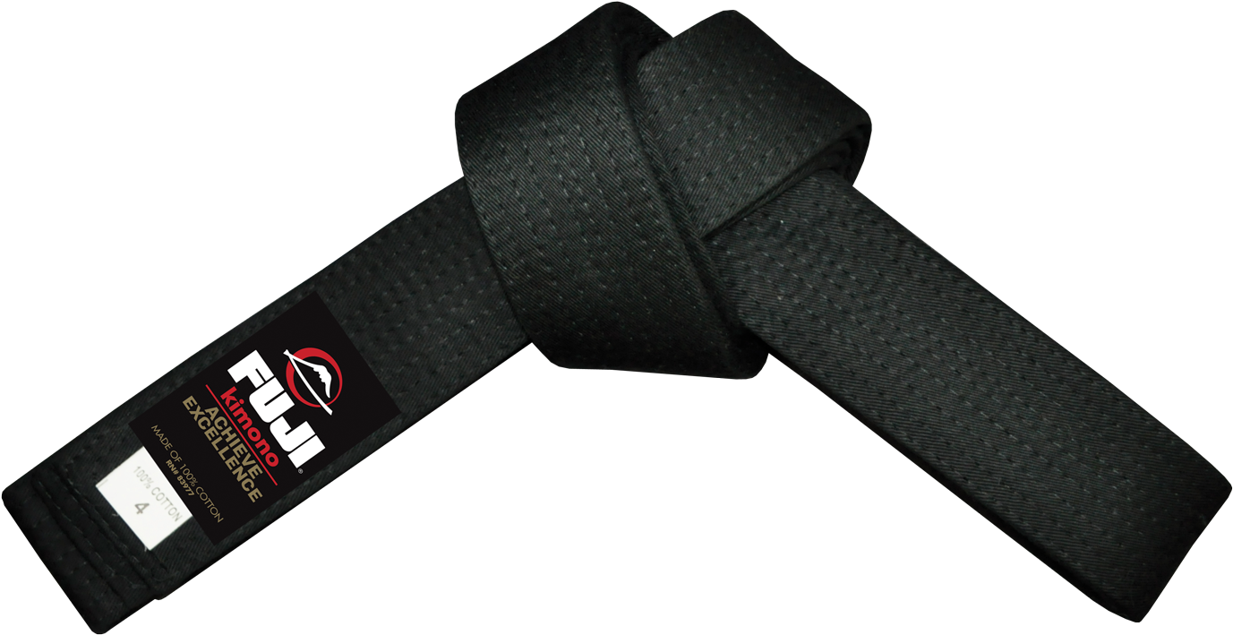 Karate Black Belt - Fuji Sports Belt, Black, 6 (1500x836)
