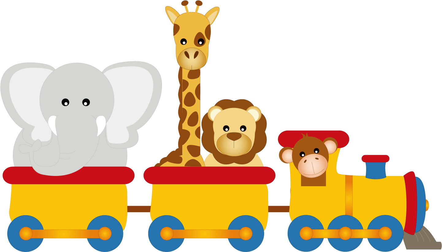 Infant Clip Art - Toy Train Vector Png (1500x1501)