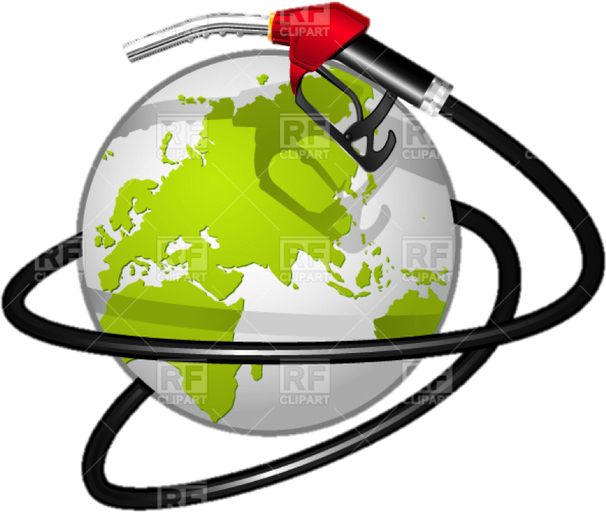 Fossil Fuel Clip Art - World Map (864x864)