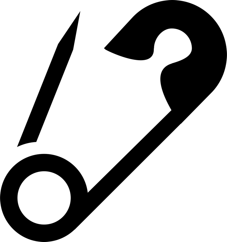 Baby Safety Pin Stamp - Baby Safty Pin Png (751x800)