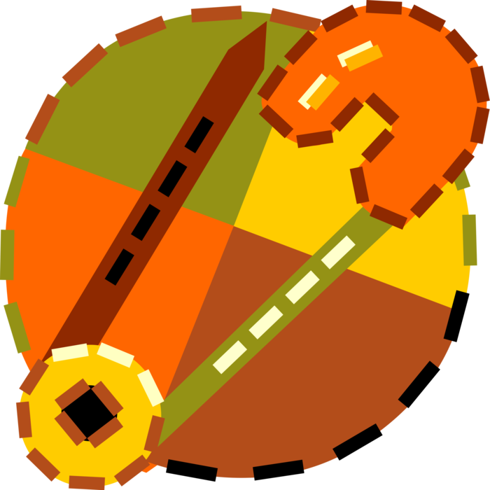 Vector Illustration Of Safety Pin Device Fastens Objects - Circle (700x700)