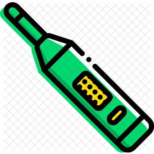 Digital, Thermometer, Device, Temperature Icon - Health Care (512x512)