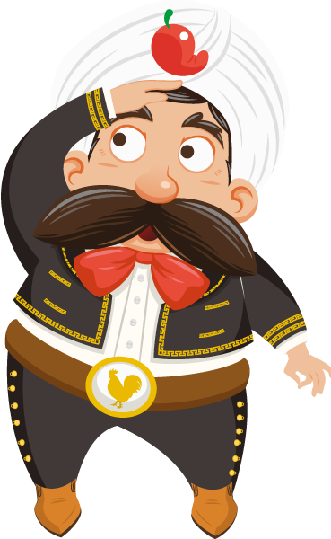 De La Sociedad Mexicana" Pancho Guru - Cartoon (369x600)