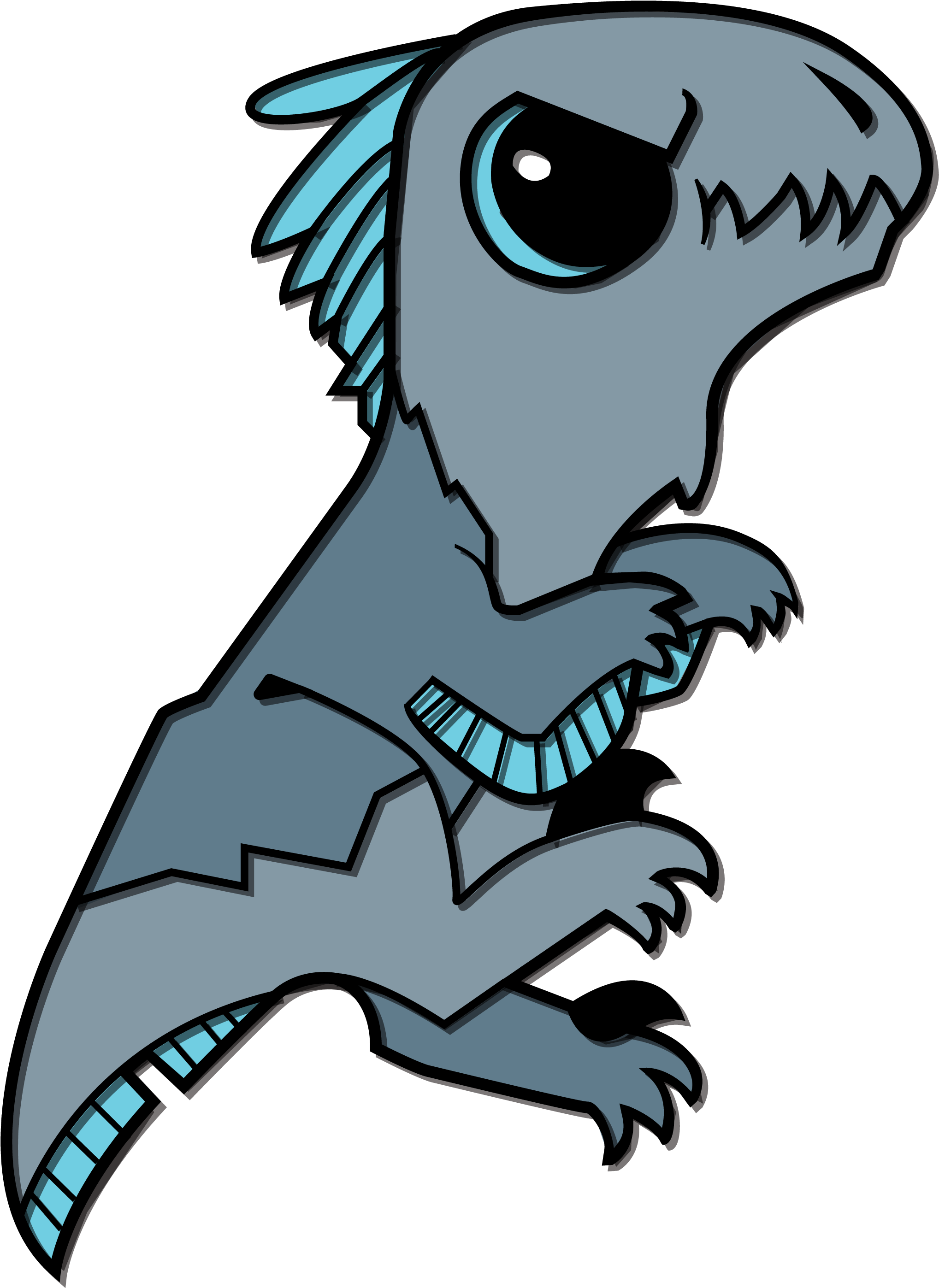 [dino Art] I Drew Up Some Cute Dinosaur Pin Designs - Cute Transparent Dinosaur (2230x2794)