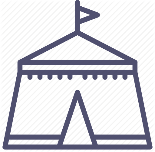 Boardwalk Clipart School Fete - Fair Tent Svg (512x503)