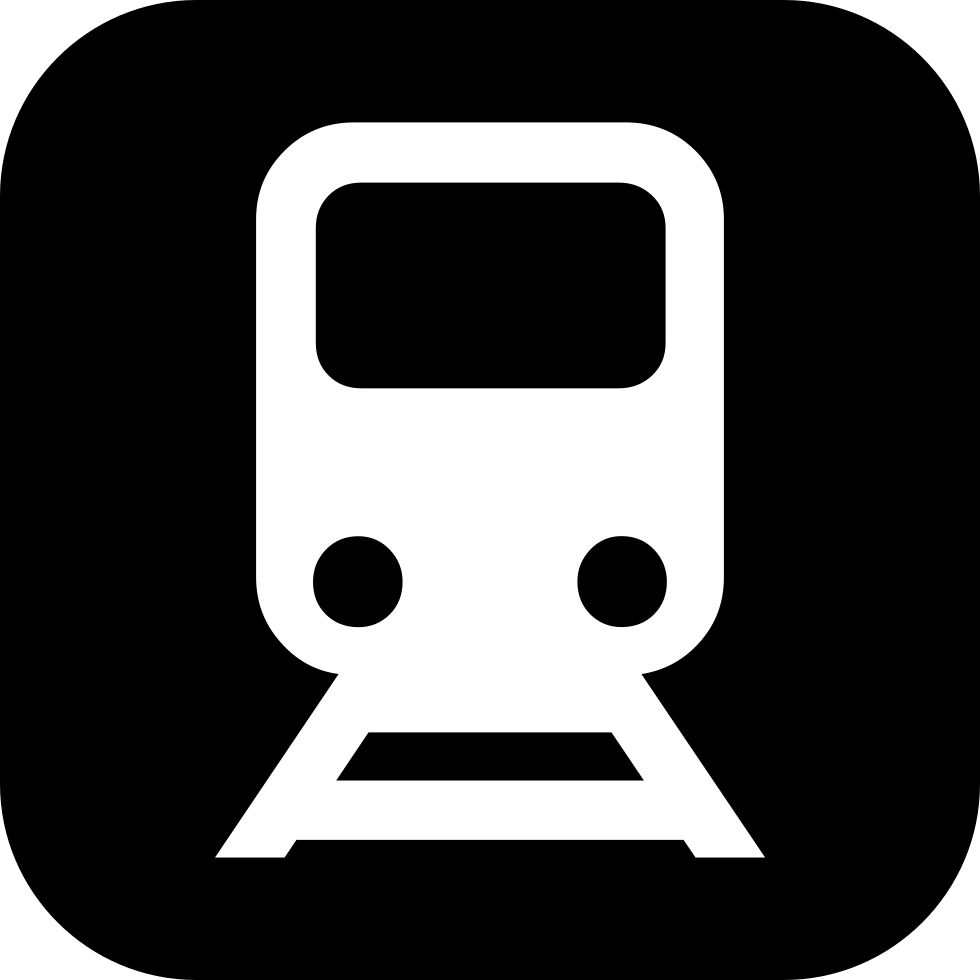 Railroad And Train Front View Comments - Airport Railway Line, Brisbane (980x980)