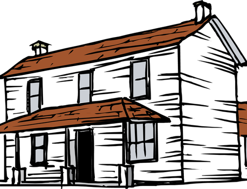 Mission Haunted House - Farm House Clip Art (640x480)
