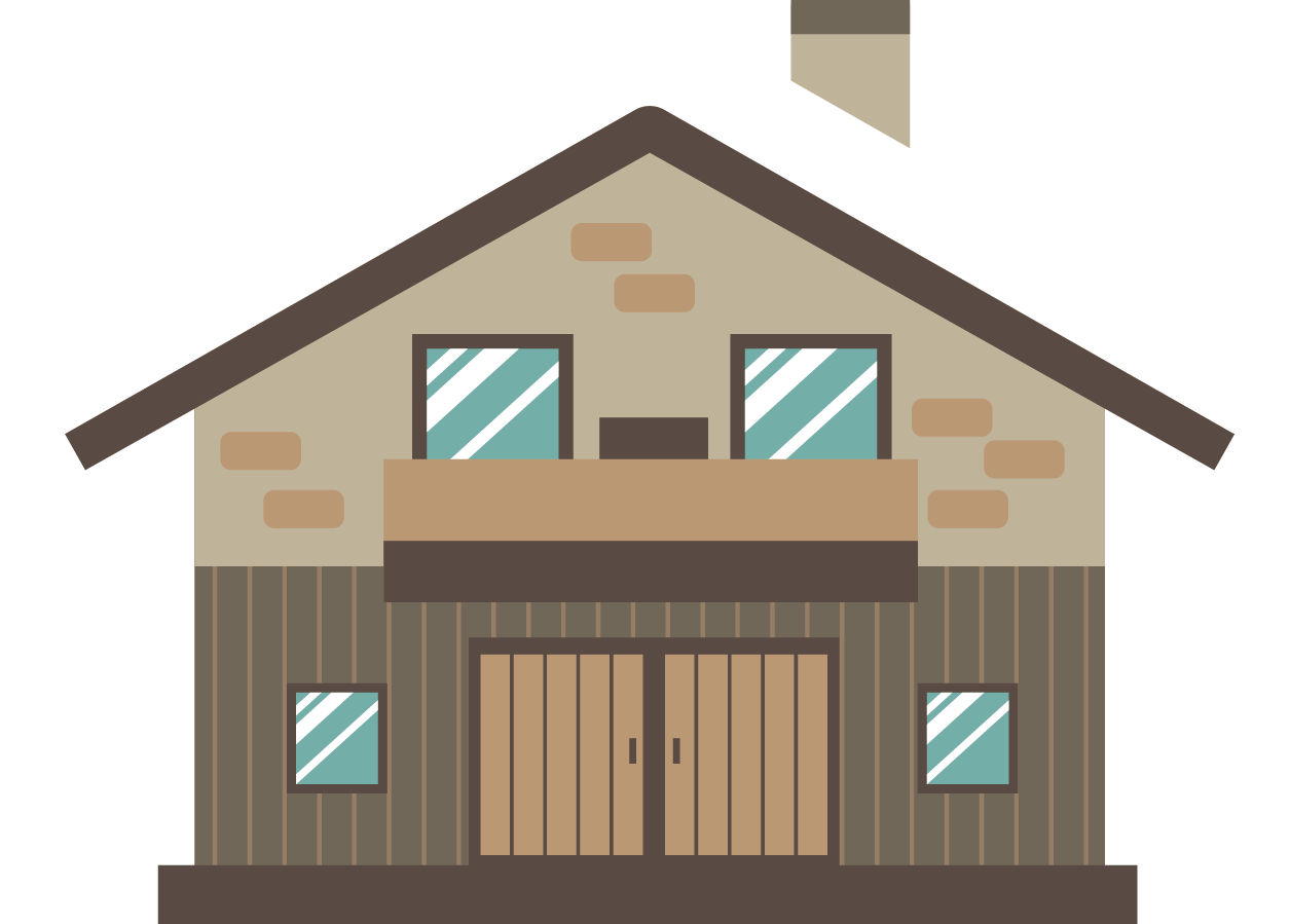 Snow Euclidean Vector - House (1255x899)