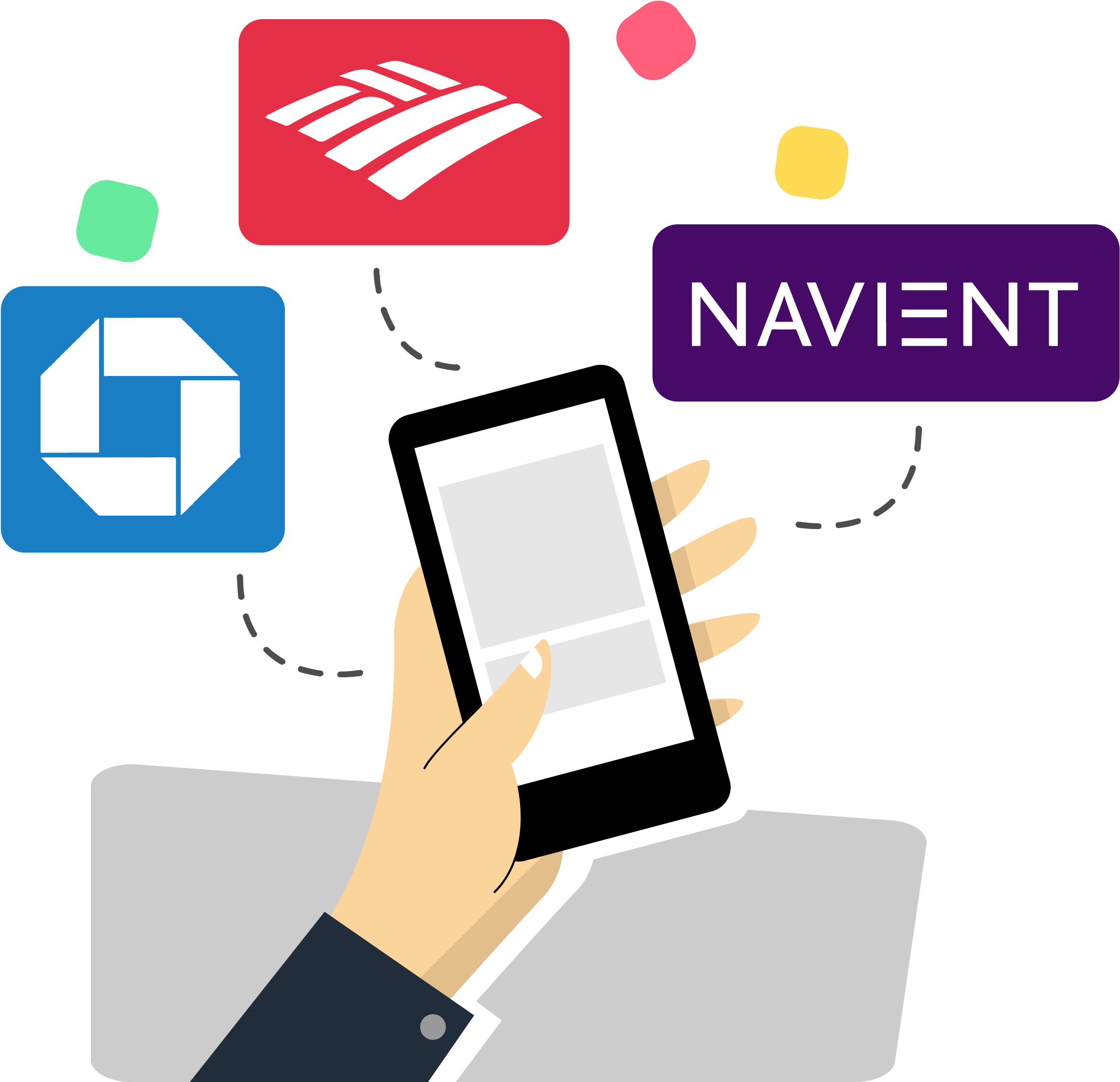 Connect Your Accounts - Bank Of America Icon (2754x2755)