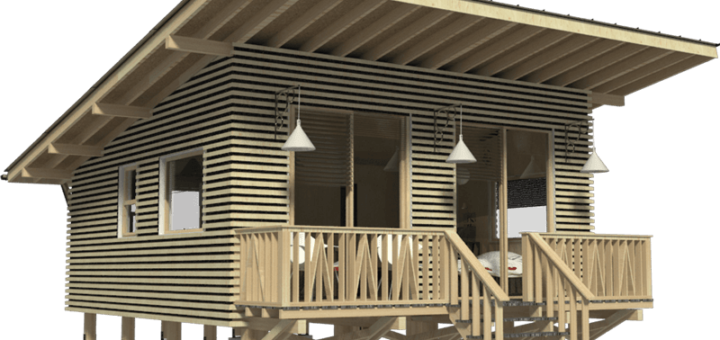 Pin-up House Is An International Studio Working Both - Small Wood House Plans (720x340)