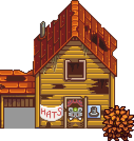 Hat Shop - Stardew Valley Hat Shop (508x535)
