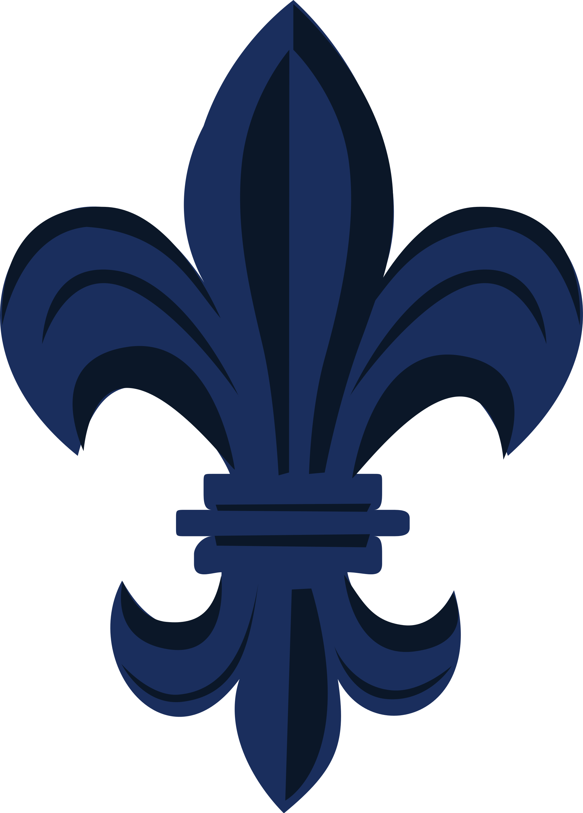 Open - Fleur De Lis Blue (2000x2786)