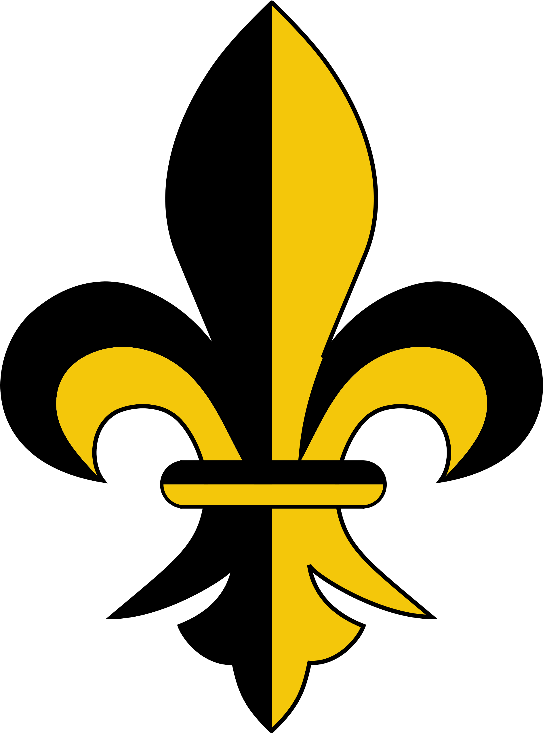 Fleur De Lis Acadiana Clip Art - Lilje Symbol (2000x2608)