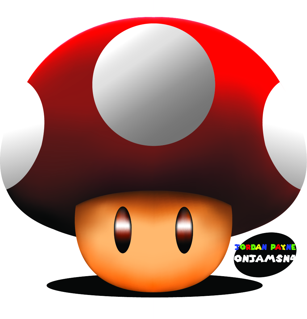 Illustrator Practice 2/mushroom By Sonjamsn40 - Circle (994x1035)