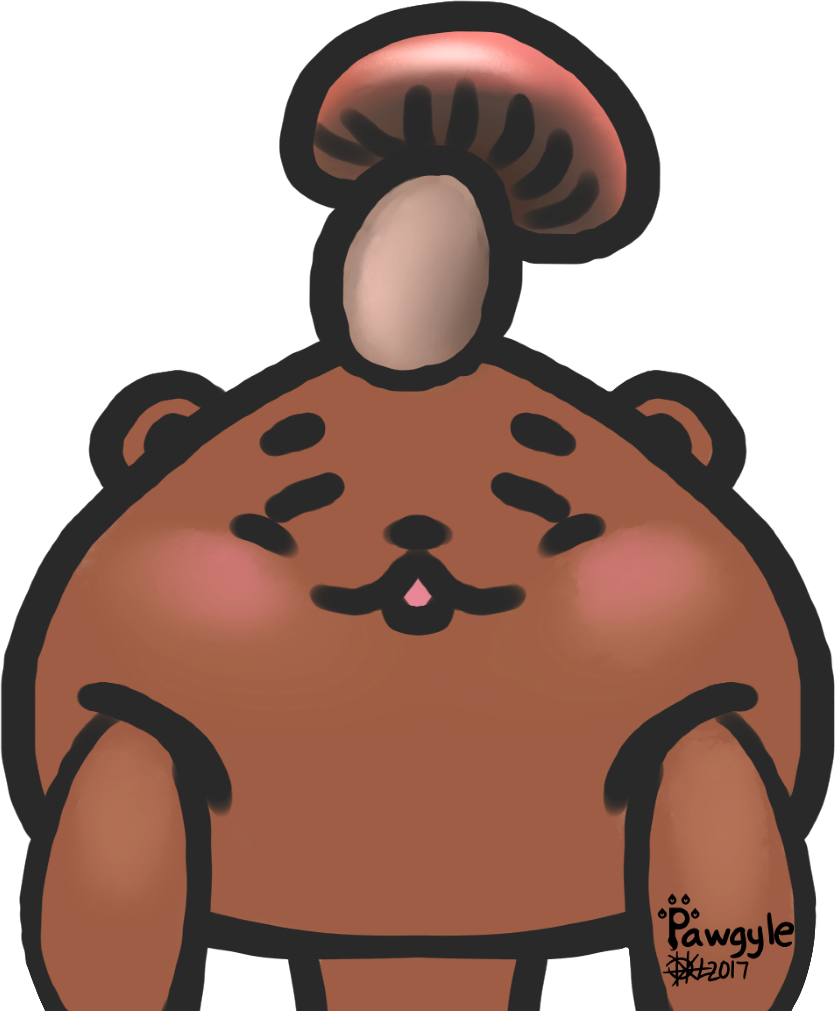 Mushroom Bear, Now On Redbubble - Mushroom Bear, Now On Redbubble (1800x2148)