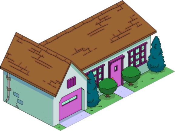 Wiggum House Final - Simpsons Tapped Out Wiggum House (578x434)