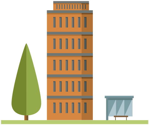 Building City House - Building Cartoon Png (512x512)