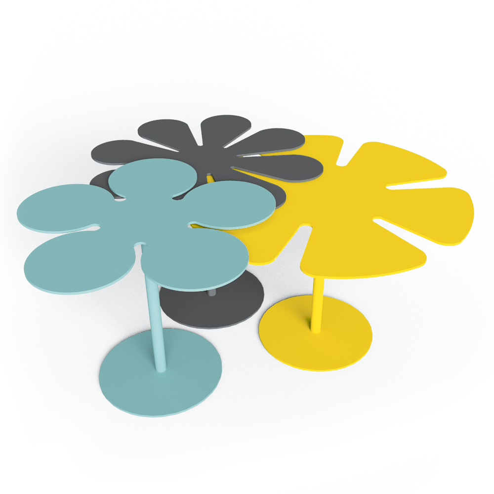 Bora Low Tables Matière Grise Contract Furniture Store - Table Bora Matiere Grise (1000x1000)