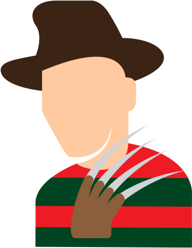 Costume, Dress, Creepy, Uncanny, Halloween, October, - Scary Svg (512x512)
