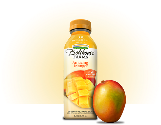 Amazing Mango® Great Alternative To Straight Up Oj - Bolthouse Amazing Mango Smoothie (gluten Free, Vegan, (602x556)
