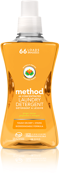 4x Concentrated Laundry Detergent You Love Coffee, - Method 4x Concentrated Laundry Detergent Ginger Mango (322x558)