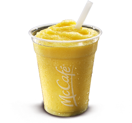 Blended With Ice, Real Mango And Pineapple Purée, It's - Health Shake (439x420)
