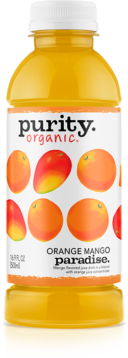 Purity Organic Orange Mango Paradise - Purity Organic Orange Mango Paradise 16 Oz Plastic (251x700)