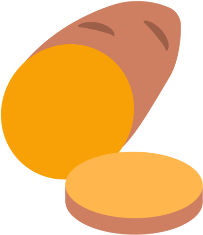 Mozilla - Sweet Potato Emoji Png (512x512)