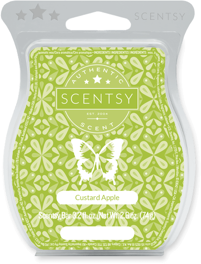 Custard Apple Scentsy Bar Pineapple, Sugarcane And - Lavender And White Balsam Scentsy (600x600)