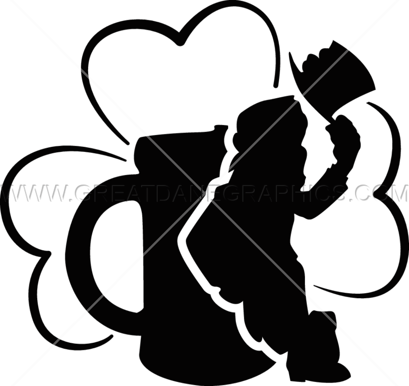 Top Of The Mornin' Leprechaun - Illustration (825x778)