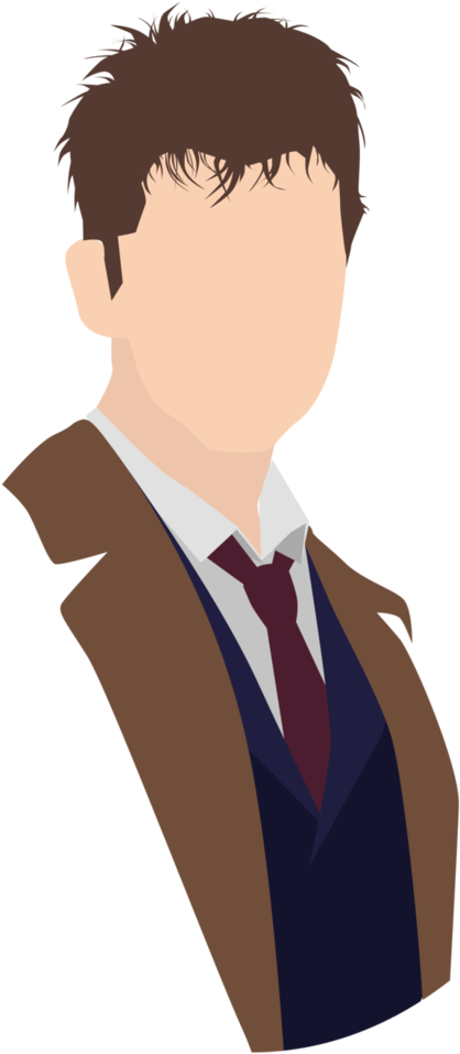 The Tenth Doctor - Cartoon (763x1048)