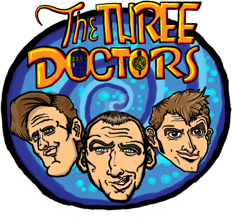 The Three Doctors By Doctorjameswf - The Three Doctors By Doctorjameswf (774x1032)