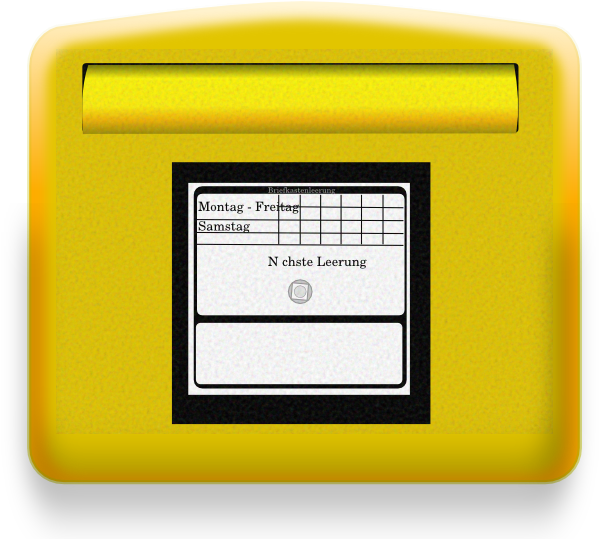 German Mailbox Clip Art At Clker Com Vector Clip Art - Mailbox (600x562)