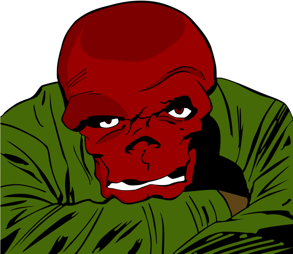 Red Skull Render By Franky4fingersx2 - Cartoon (950x842)