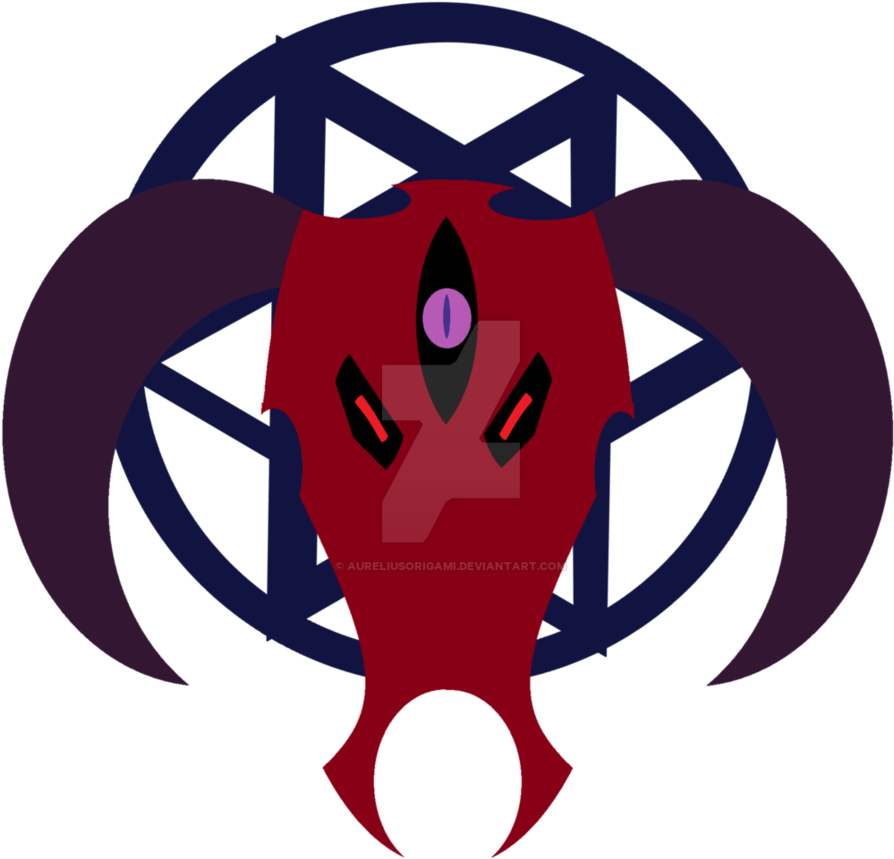Skull Demon Cutie Mark [adopted] By Aureliusorigami - Crest (916x872)