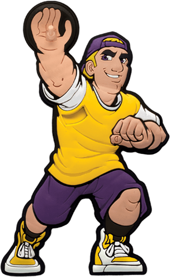 Football Dude Trick Shot Sports Action Figure Toy - Cartoon (467x600)