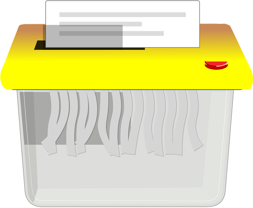 Shredded Paper Cliparts 3, Buy Clip Art - Mesin Penghancur Kertas Vektor (824x720)