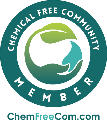 Thankfully We Are All Becoming Increasingly Aware Of - Chemicals Free Logo (413x463)