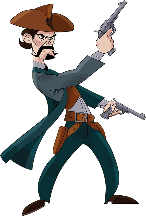 Housekeeper Cliparts Superhero 27, Buy Clip Art - Cowboy Png (485x720)