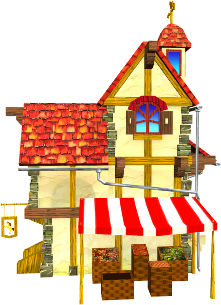 11 Low Poly Tavern House Royalty-free 3d Model - Illustration (920x690)