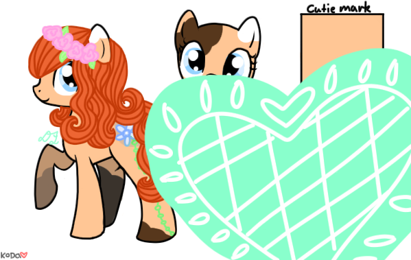 Boho Chic Pony For 20 Points Xd Open ~ By Doglover947 - Cartoon (600x400)
