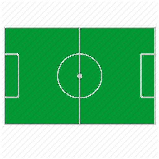 Court, Field, Football, Game, Grass, School Icon Icon - 足球 场 (512x512)