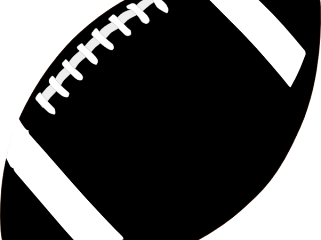 Free Football Vector Art - Football Stencil (640x480)