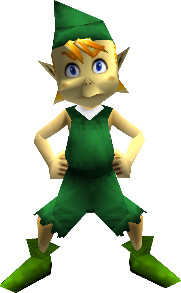 Reminds Me Of This Character - Ocarina Of Time Mido (622x1006)