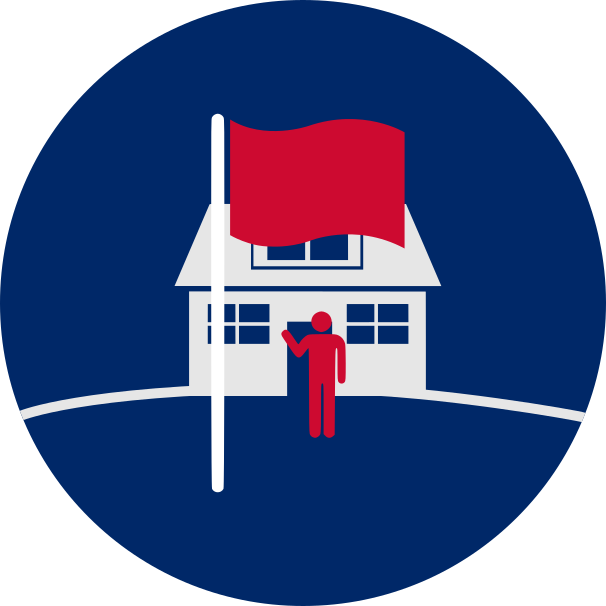 Save Our Flag By Flying It - Emblem (606x606)