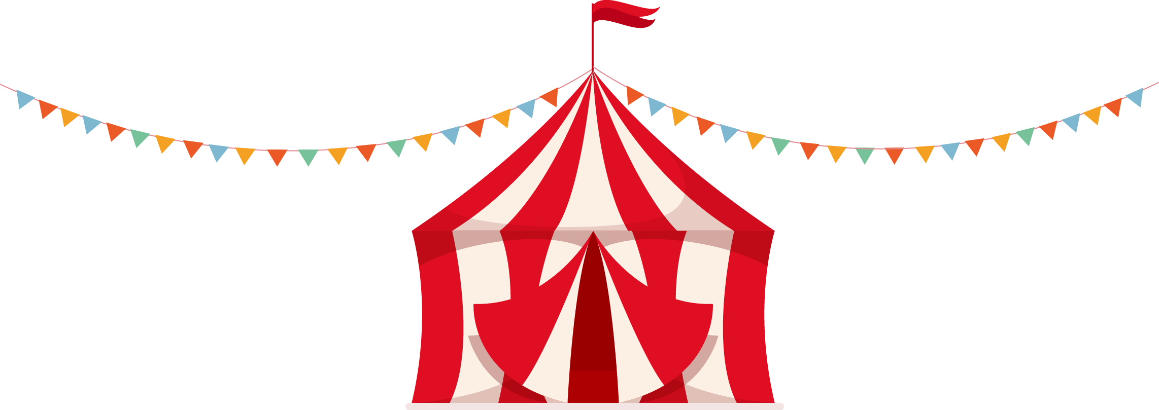 Circus Tent Photography - Circus Background Png (2284x809)