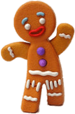 Images Of Gingerbread Men - Gingerbread Man From Shrek (400x400)